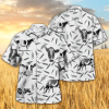 Holstein Friesian Flower Hawaiian Shirts