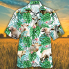 Simmental Blue Hibiscus Trendy Hawaiian Shirt